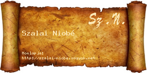 Szalai Niobé névjegykártya